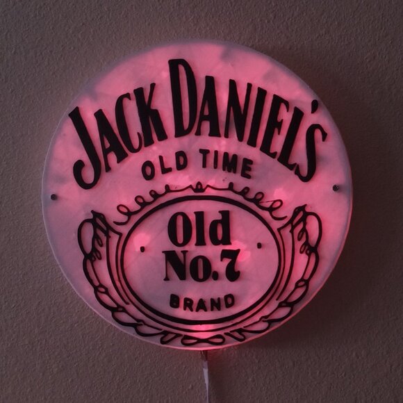 3D Printed Jack Daniel's RGB LED Lighted Bar Sign With Remote Control Man cave - Picture 4 of 12